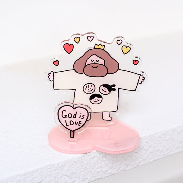 Cartoon Plaque Decoration: Warm Encouragement Original Acrylic Desktop Decoration Office Desk Decoration Can Clip Notes