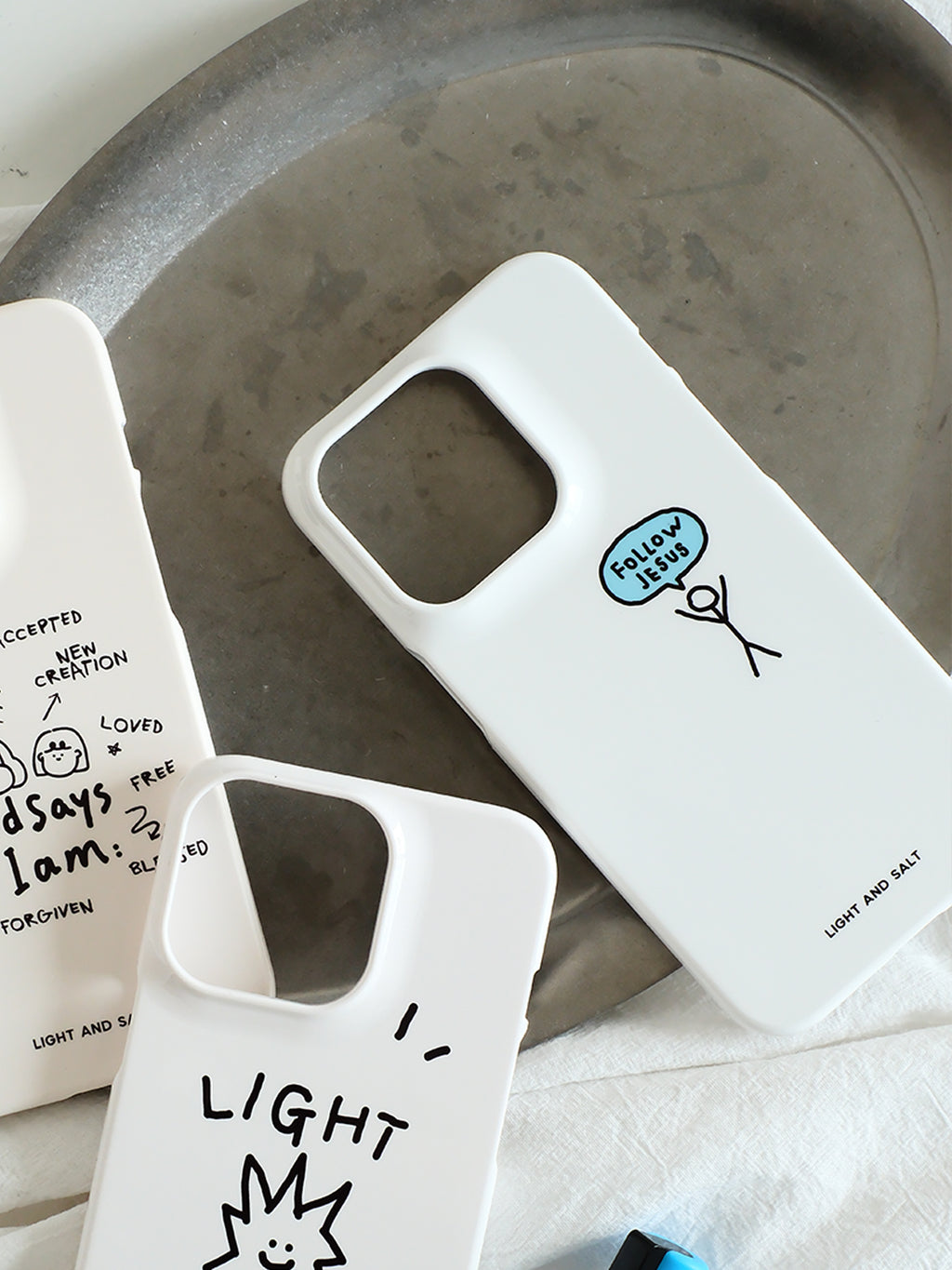 廣研生活館 影視手機殼 韓國進口 不發黃 不變色 半包手機殼/跟隨耶穌