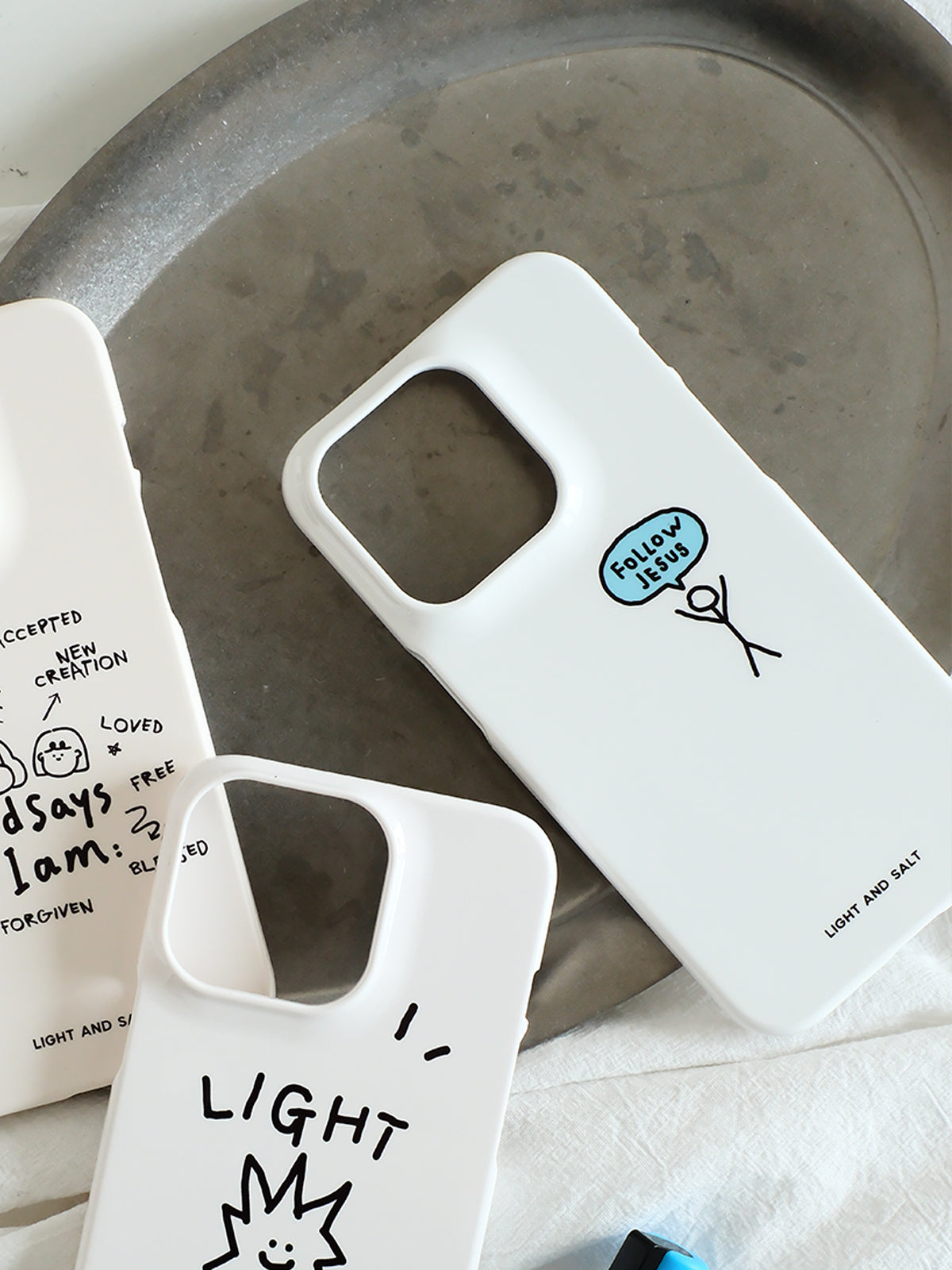 光盐生活馆菲林手机壳韩国进口不发黄不变色半包手机壳/跟随 Follow Jesus