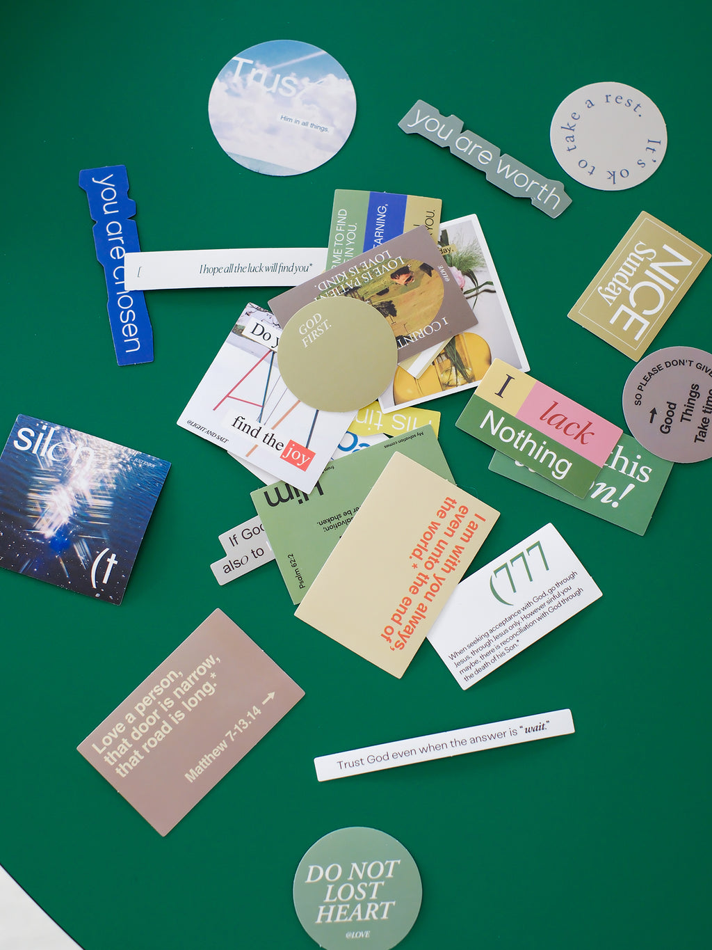 【中英文贴纸】PVC不干胶贴纸中文英文美好的话语