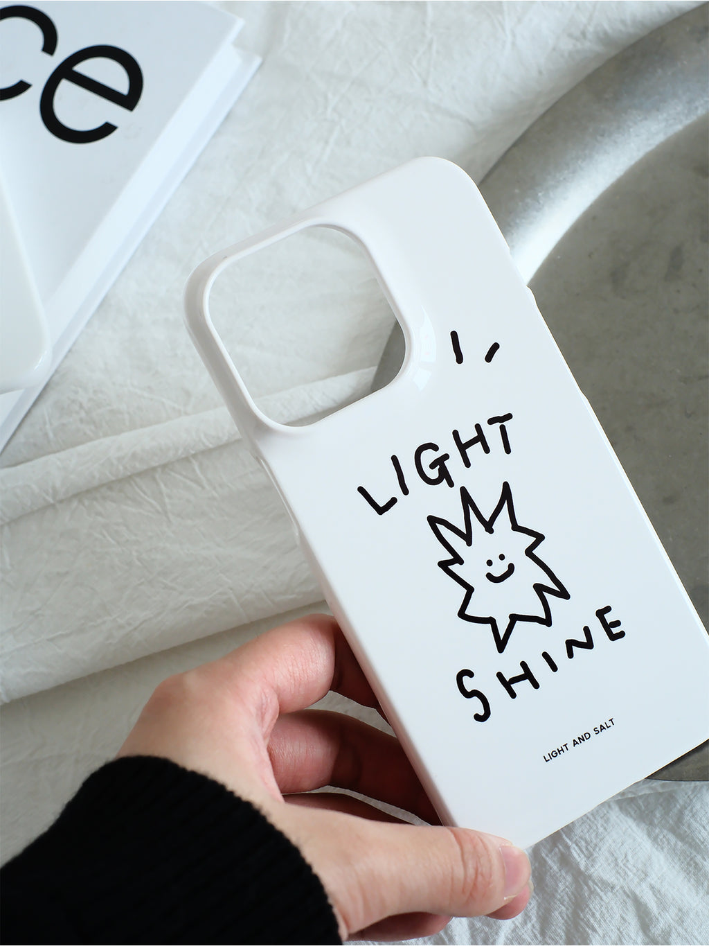 光盐生活馆菲林手机壳韩国进口不发黄不变色半包手机壳/发光如星 Light Shine