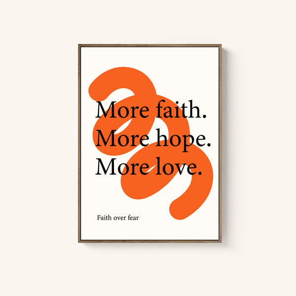 【装饰画】原创设计装饰画 相信祂的时间