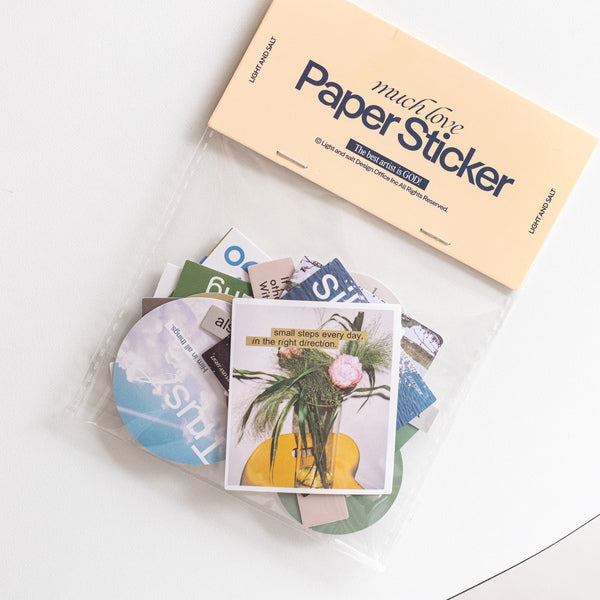 【中英文贴纸】PVC不干胶贴纸中文英文美好的话语