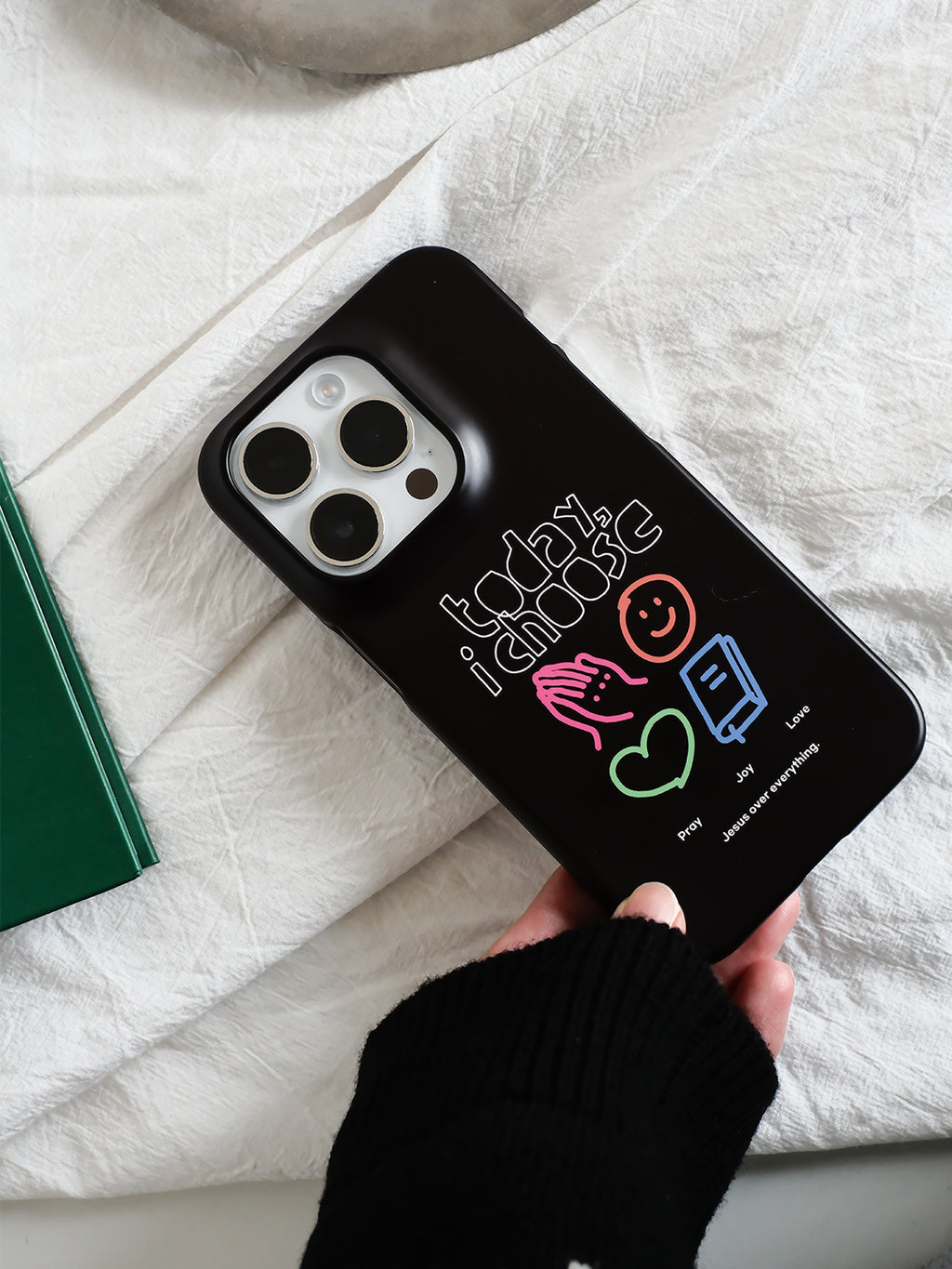 光盐生活馆菲林手机壳韩国进口不发黄不变色半包手机壳/每天的选择 Today I Choose