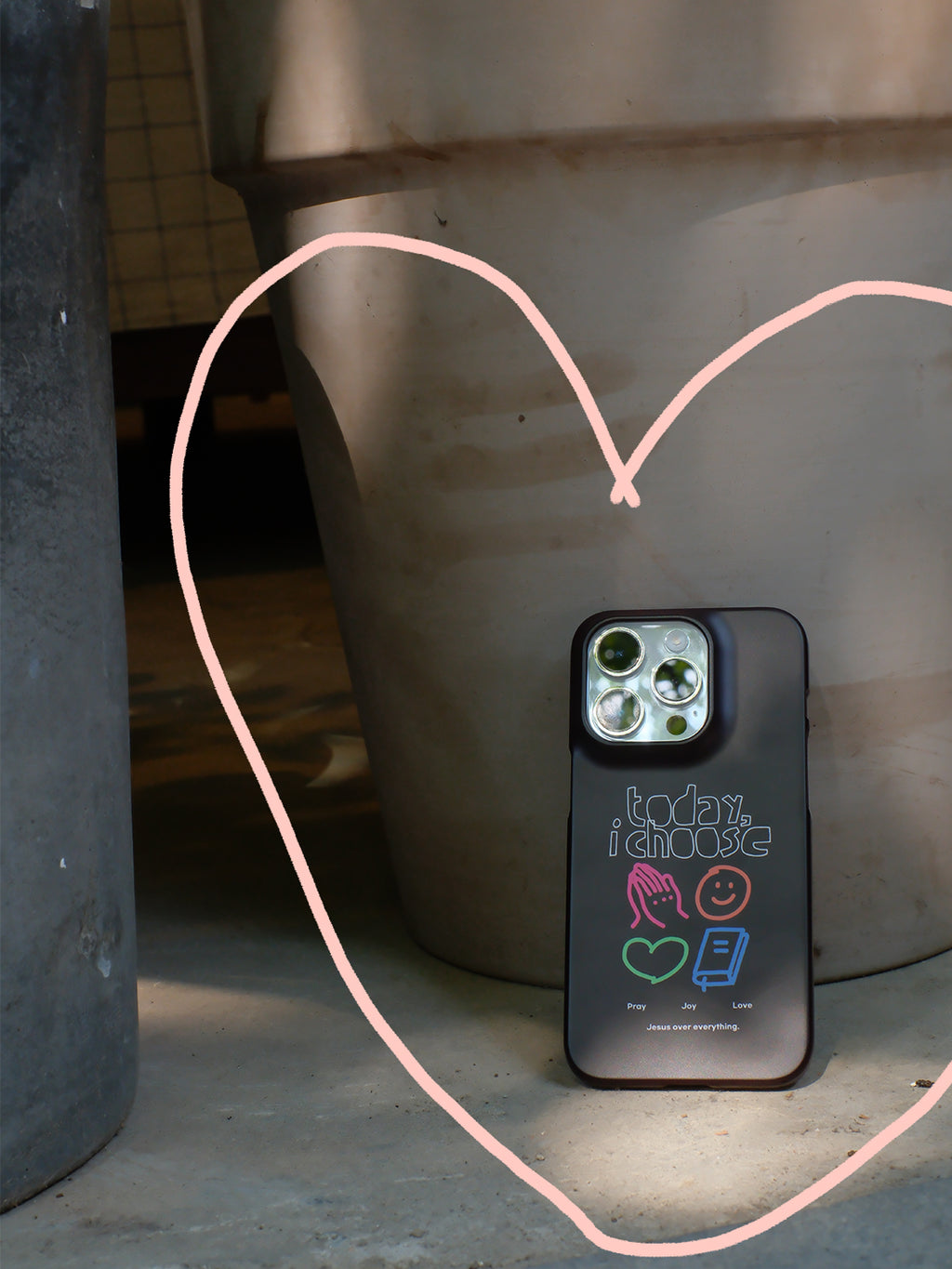 光盐生活馆菲林手机壳韩国进口不发黄不变色半包手机壳/每天的选择 Today I Choose