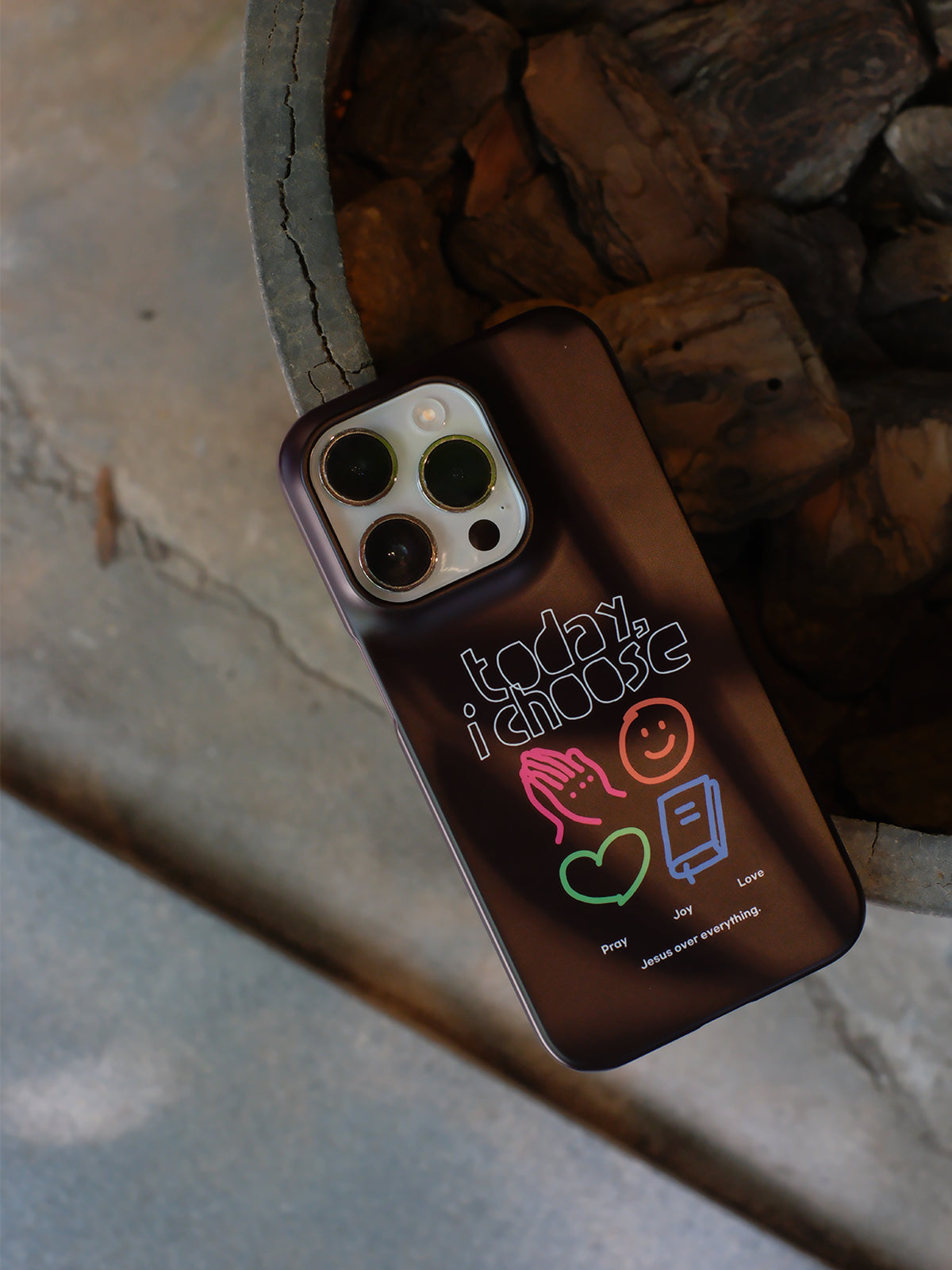 光盐生活馆菲林手机壳韩国进口不发黄不变色半包手机壳/每天的选择 Today I Choose