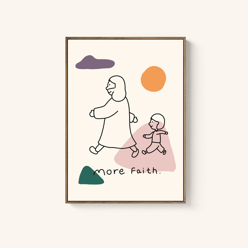 【装饰画】原创设计装饰画 有信有望有爱