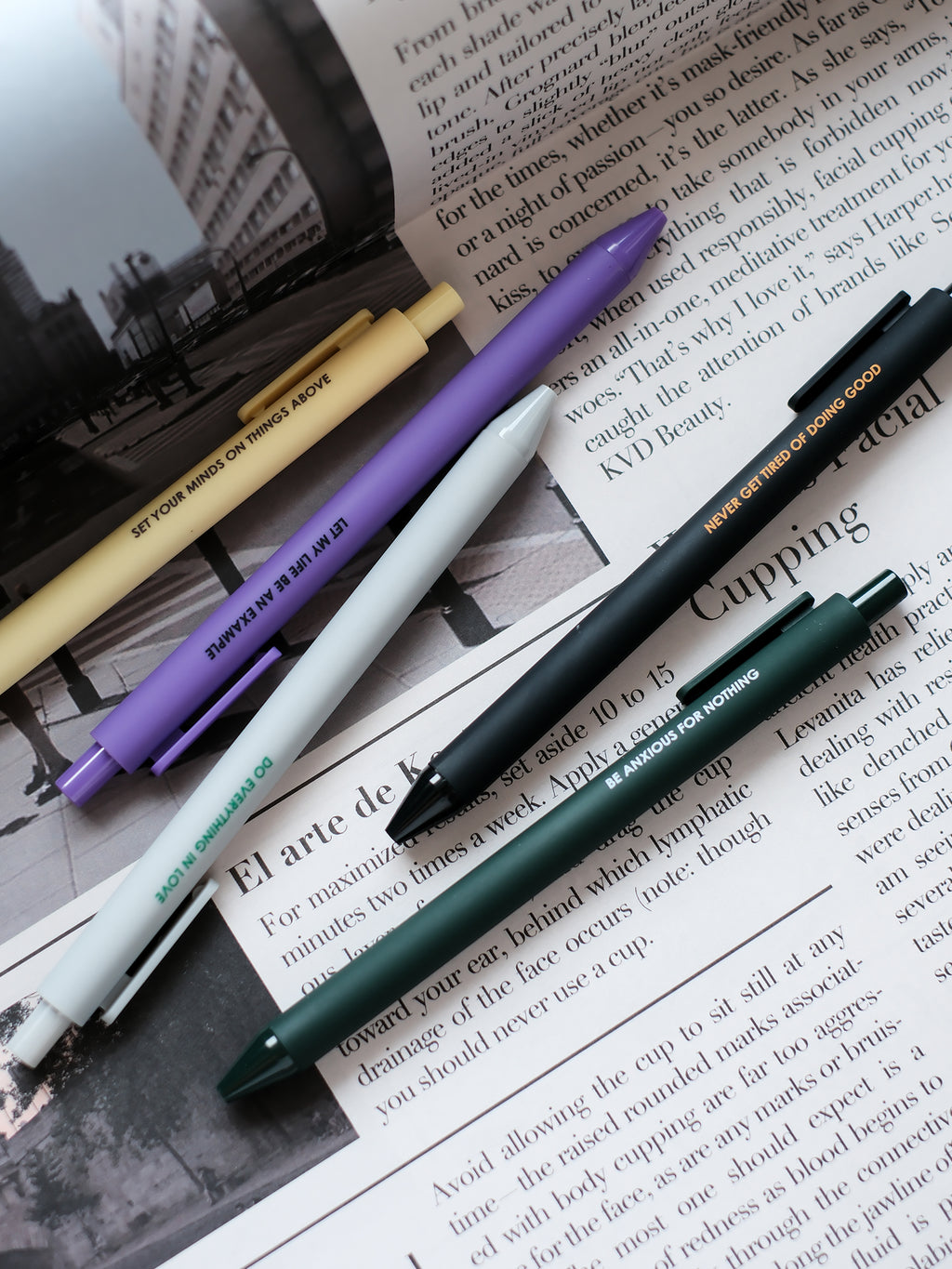 【中性笔】美好文字小提醒中性笔流畅书写