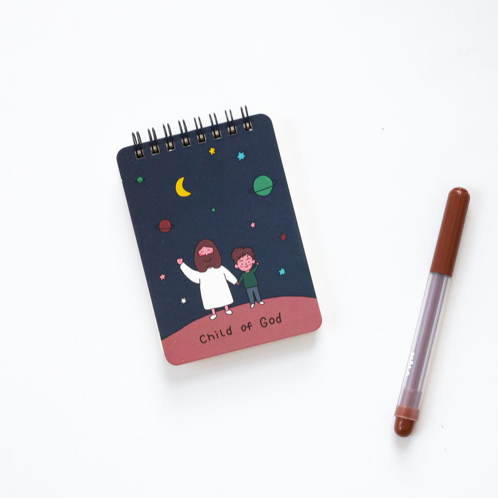 【线圈本】手绘卡通字母线圈本经文记事本便携上翻80页