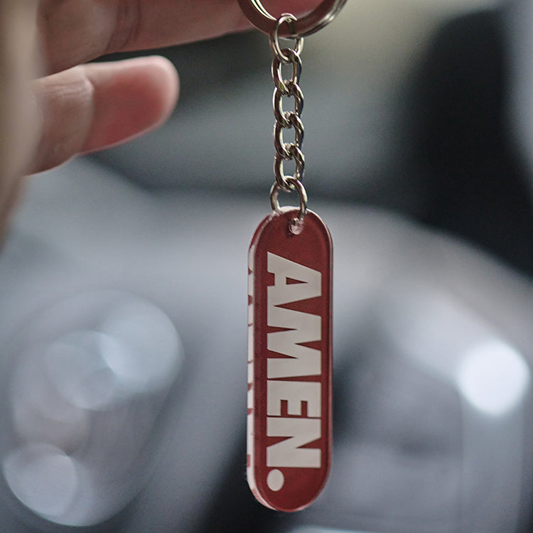 【钥匙扣挂饰】原创手绘系列卡通亚克力钥匙扣包包挂饰 信仰真可爱