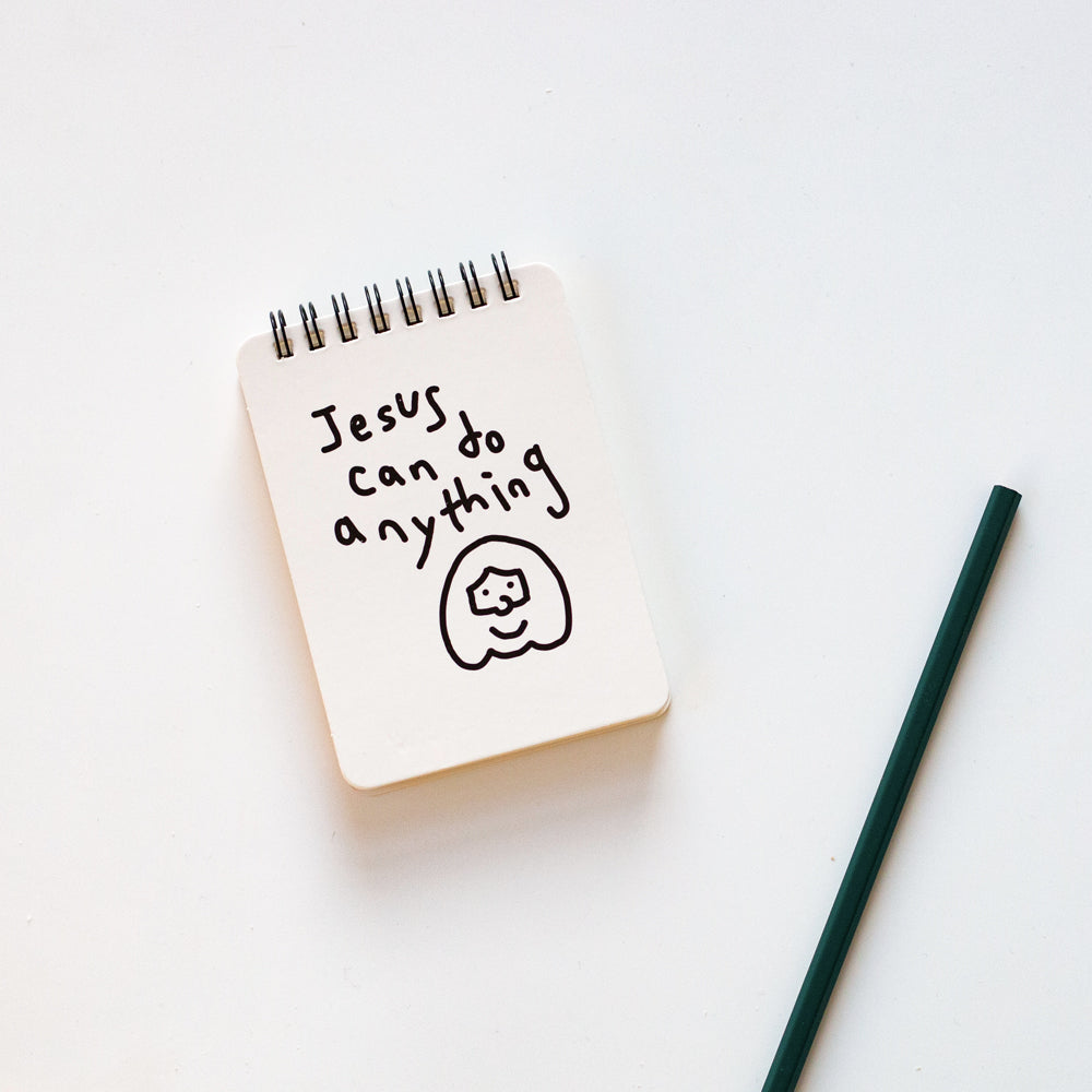 【线圈本】手绘卡通字母线圈本经文记事本便携上翻80页