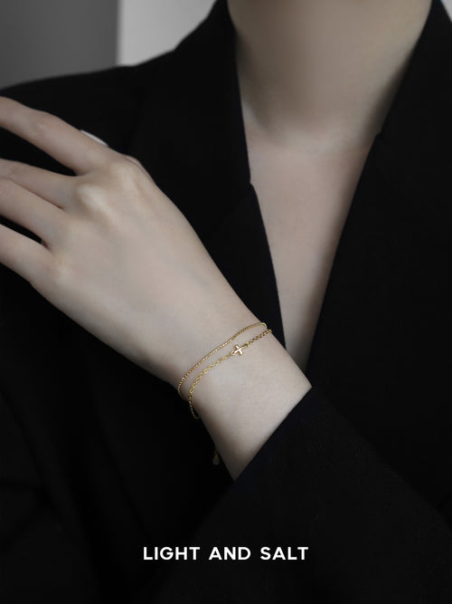 S925银饰百搭简约手链手饰气质小巧个性