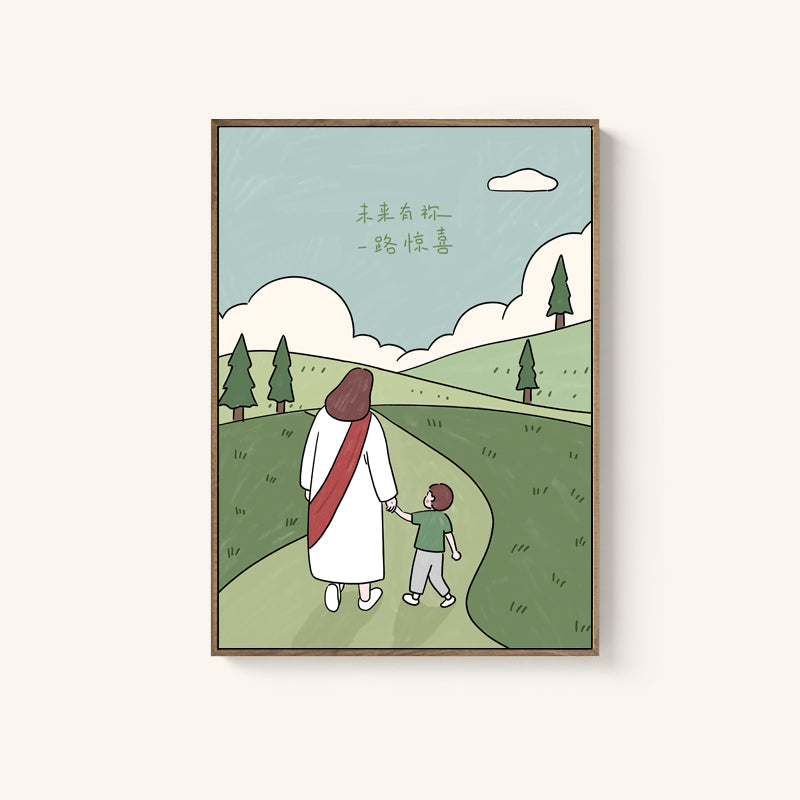 【装饰画】原创设计装饰画 未来有祢/充满惊喜