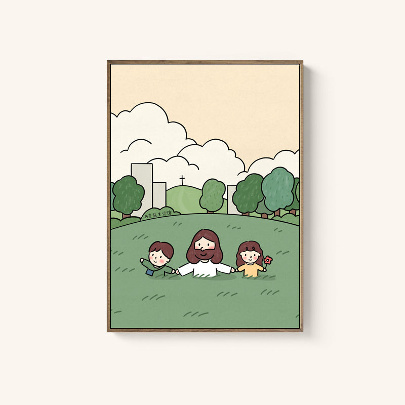 【装饰画】原创设计装饰画 未来有祢/充满惊喜