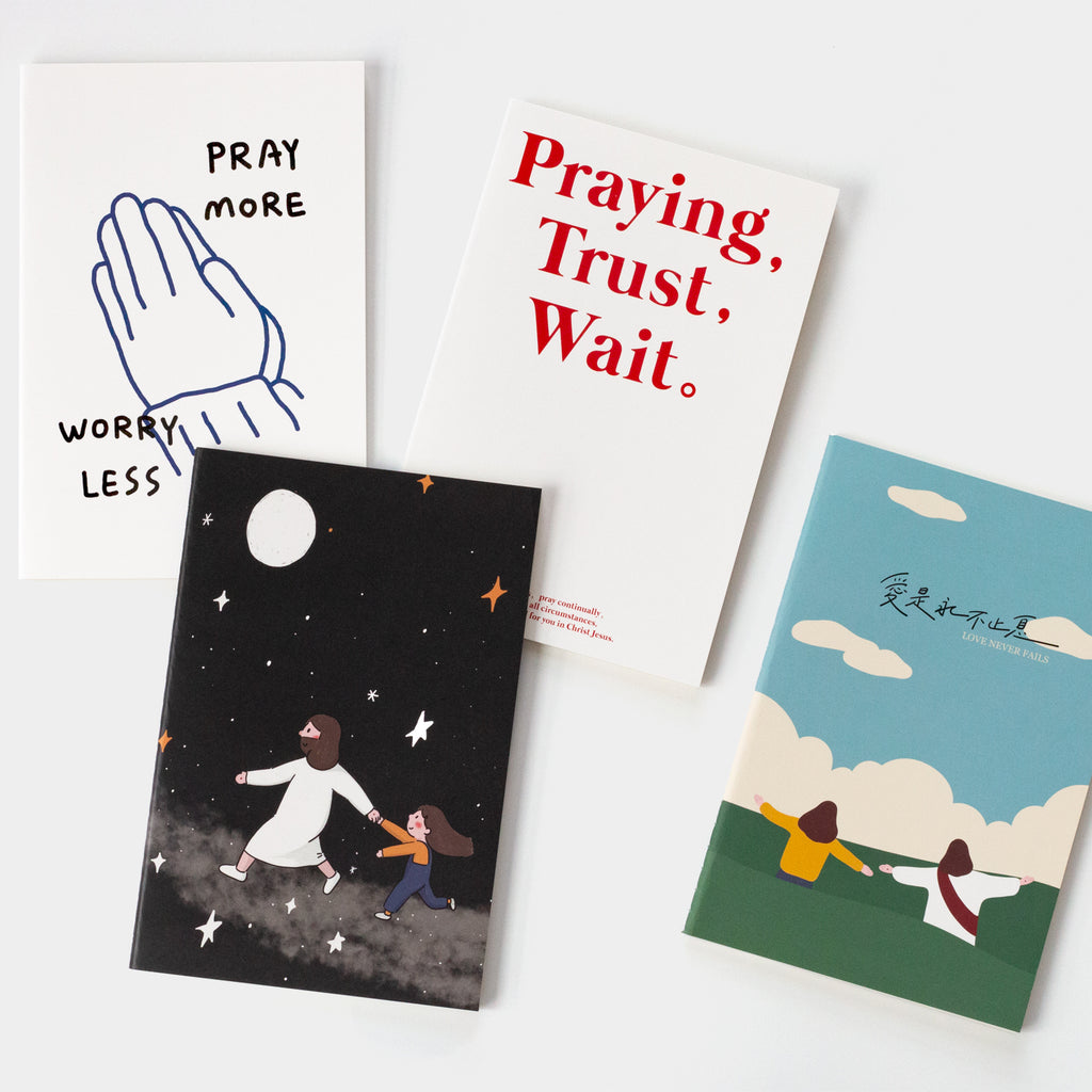 【灵修笔记本】插画简约软面抄A5笔记本线条多用途记事本