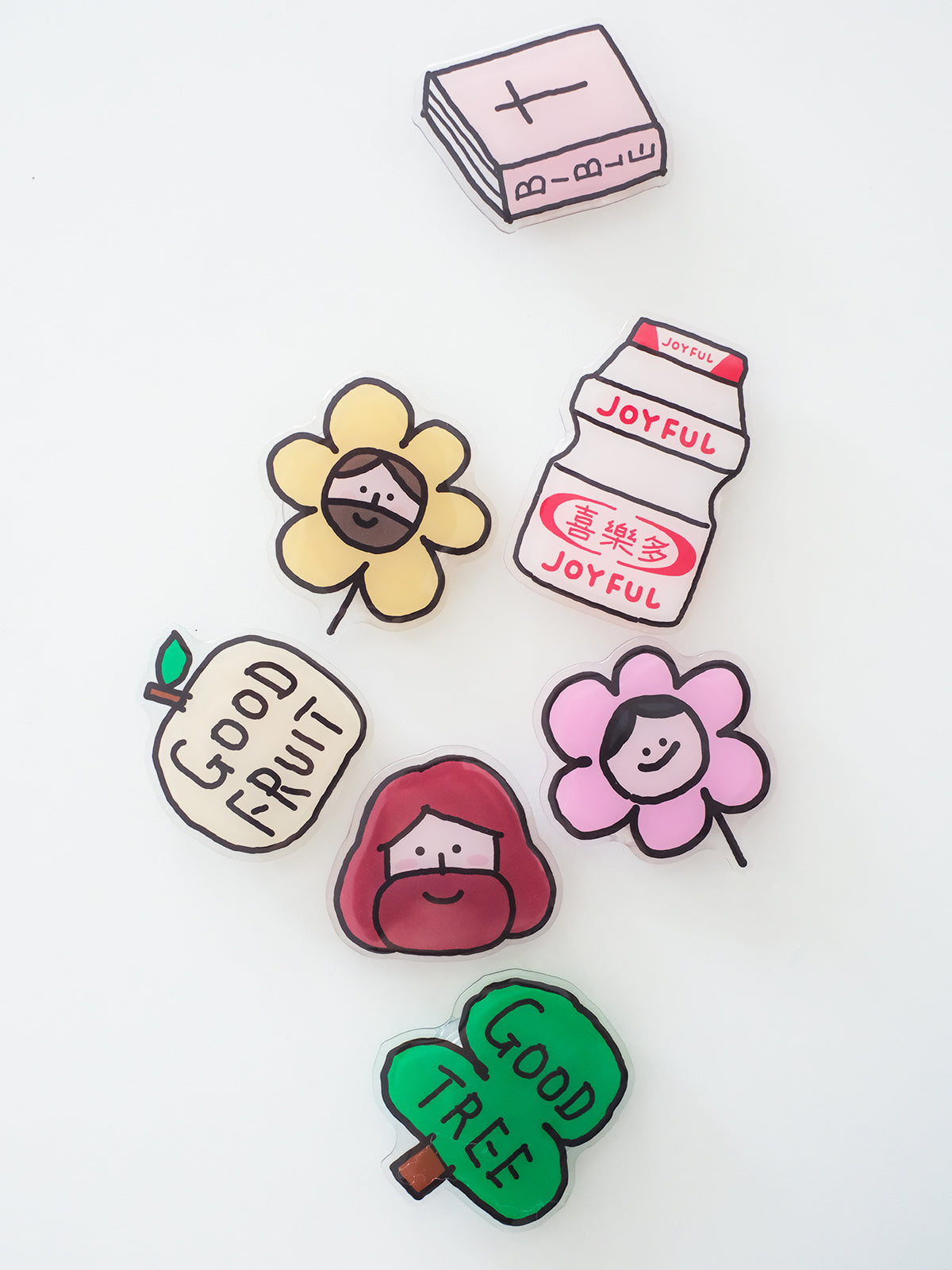 【手机气囊支架】原创手绘插画手机气囊伸缩支架亚克力彩色简约支架