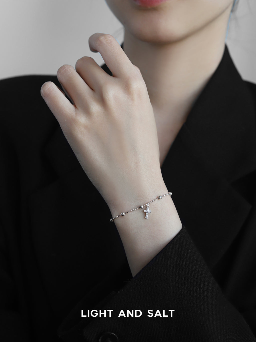 【手链】S925银手链  十字架美好将至