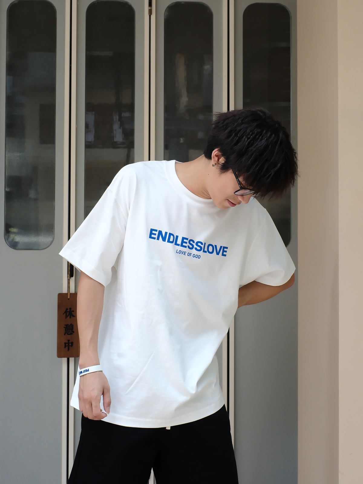 【无止尽的爱/endless love】夏季新款大地色270G宽松短袖宽松oversize简约百搭重磅T恤男女情侣款