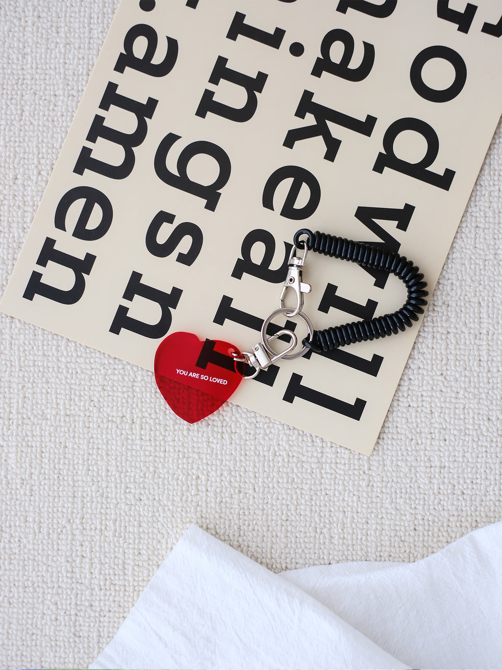 【亞克力鑰匙圈】彩色亞克力鑰匙圈 彈性繩吊飾 可愛設計 小型掛飾 汽車吊飾