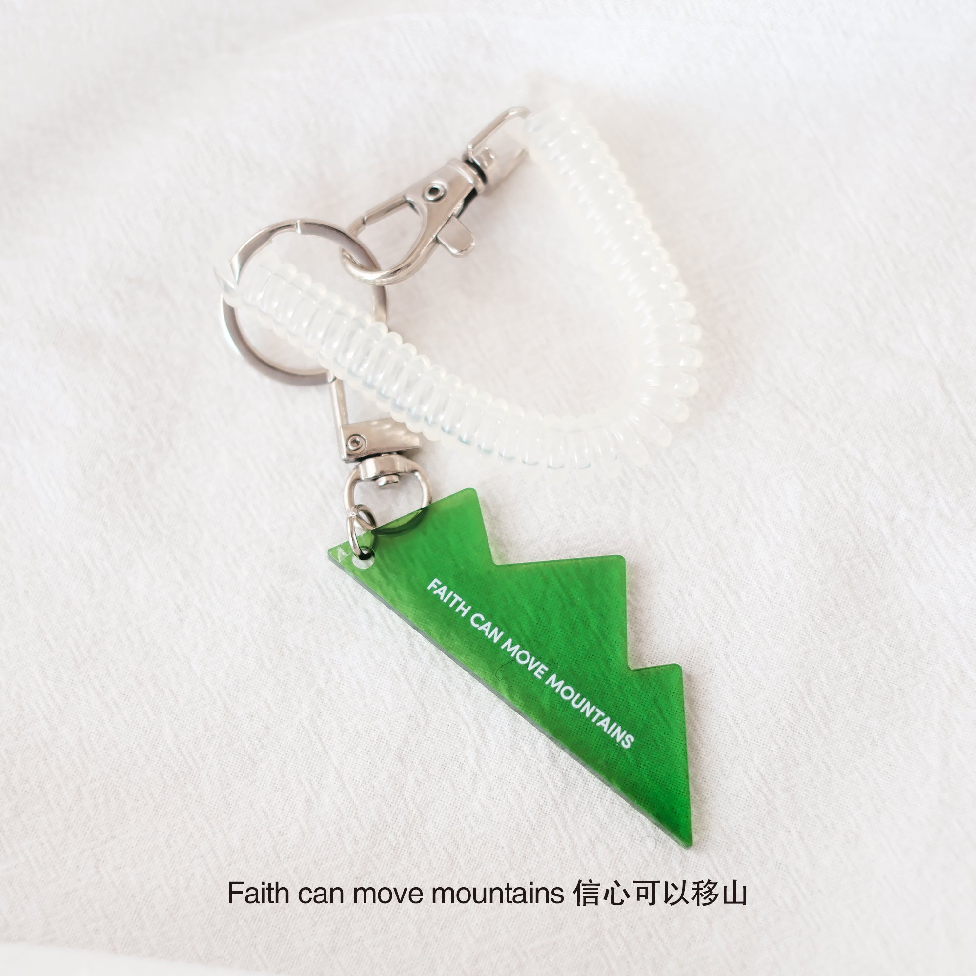 【亚克力钥匙扣】彩色亚克力钥匙扣弹力绳挂件可爱造型小挂饰汽车挂件
