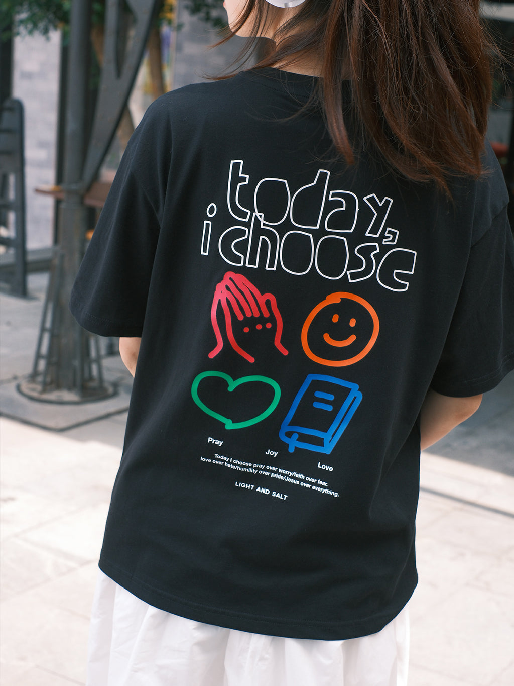 光盐生活馆x索罗娜黑科技T恤冰感速干防晒240GT恤/每天的选择 Today I Choose
