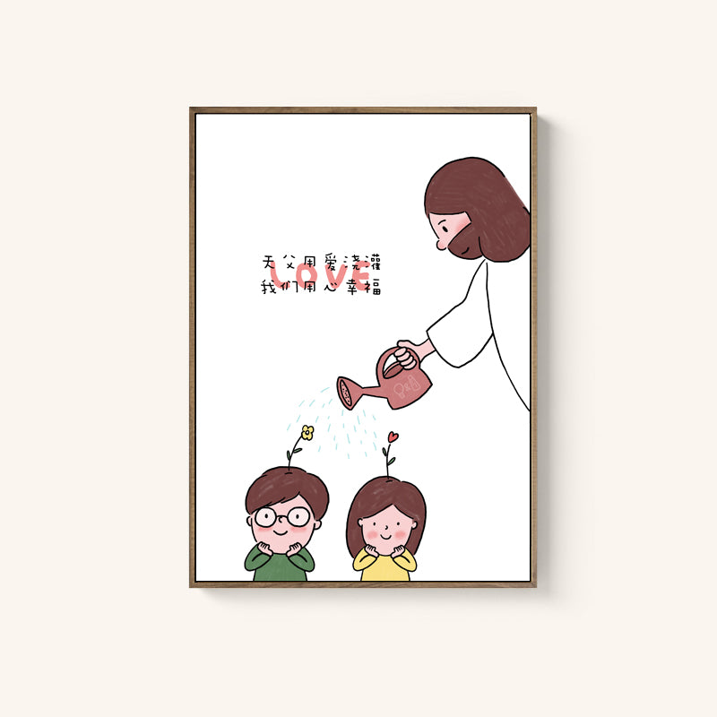 【装饰画】原创设计装饰画 仰望/脚前的灯光