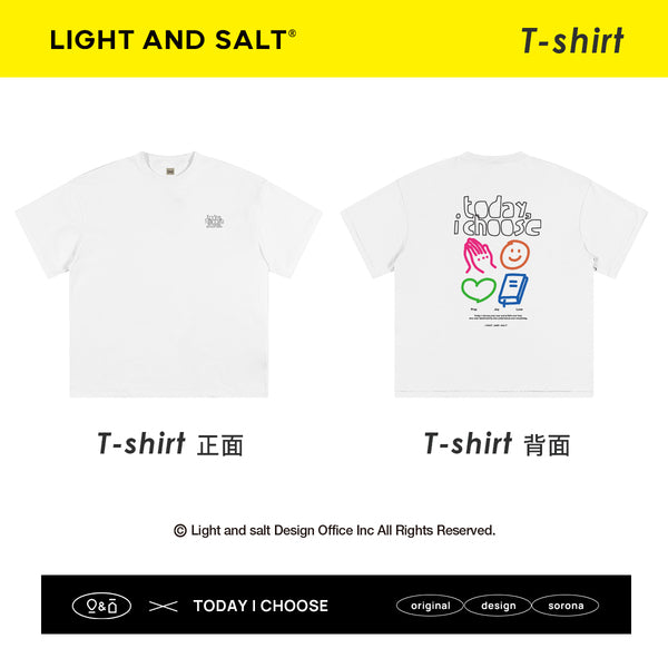 光盐生活馆x索罗娜黑科技T恤冰感速干防晒240GT恤/每天的选择 Today I Choose