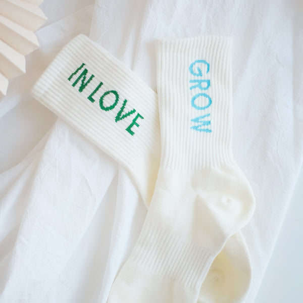 【 Cotton Socks 】 Original Design by Guangyan Life Hall Combed Cotton Socks/Follow Jesus/Walk in Love/The Lord is a Shepherd