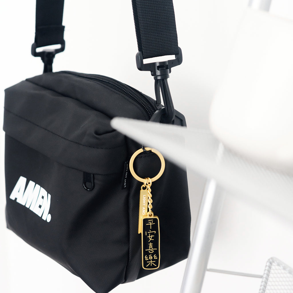 【钥匙扣挂饰】金属原创手绘设计 彩虹/同在/平安喜乐