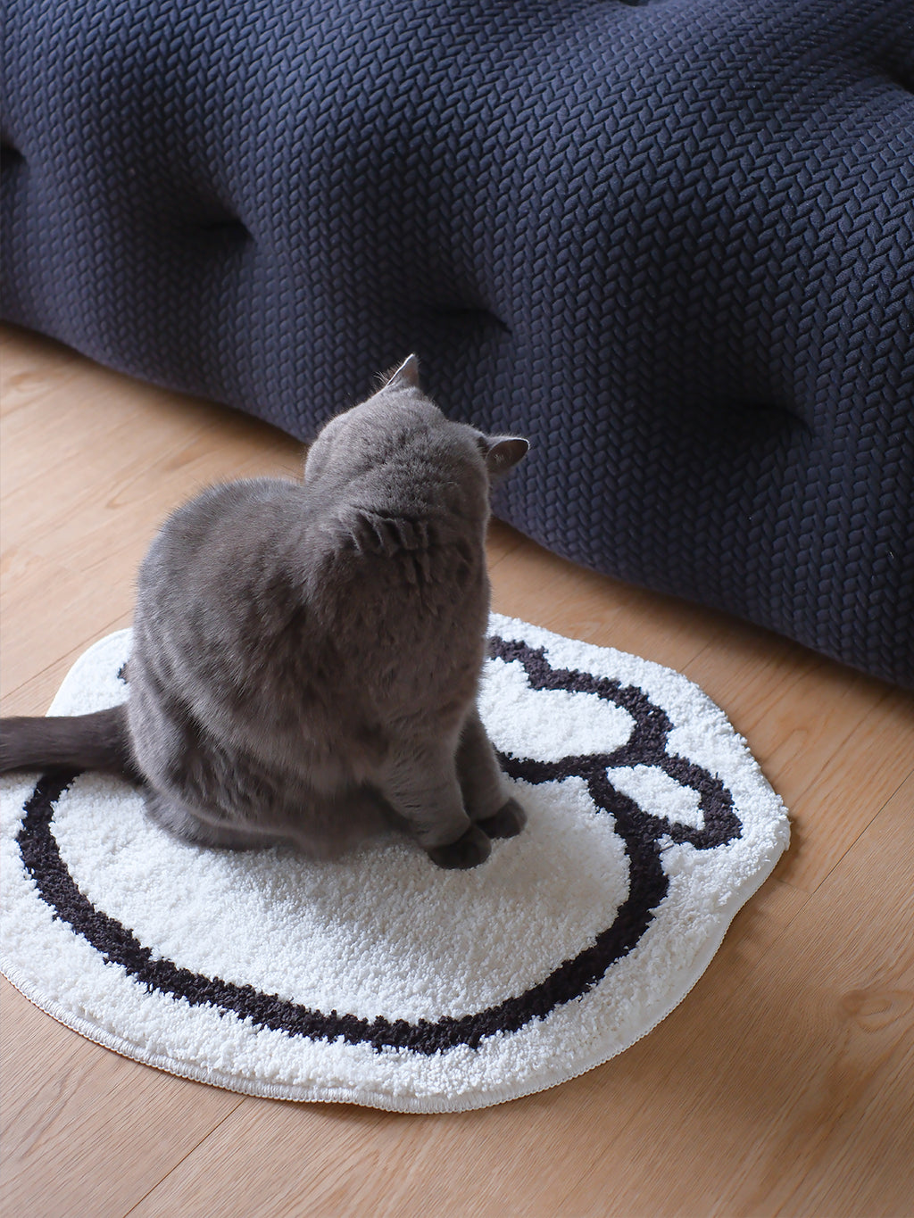 【dayday羊系列地垫】原创卡通插画圆头地垫防滑垫