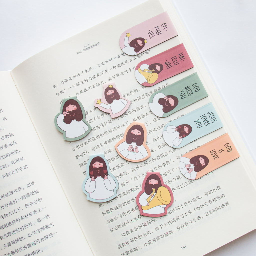 【书签】原创手绘系列磁性双面书签