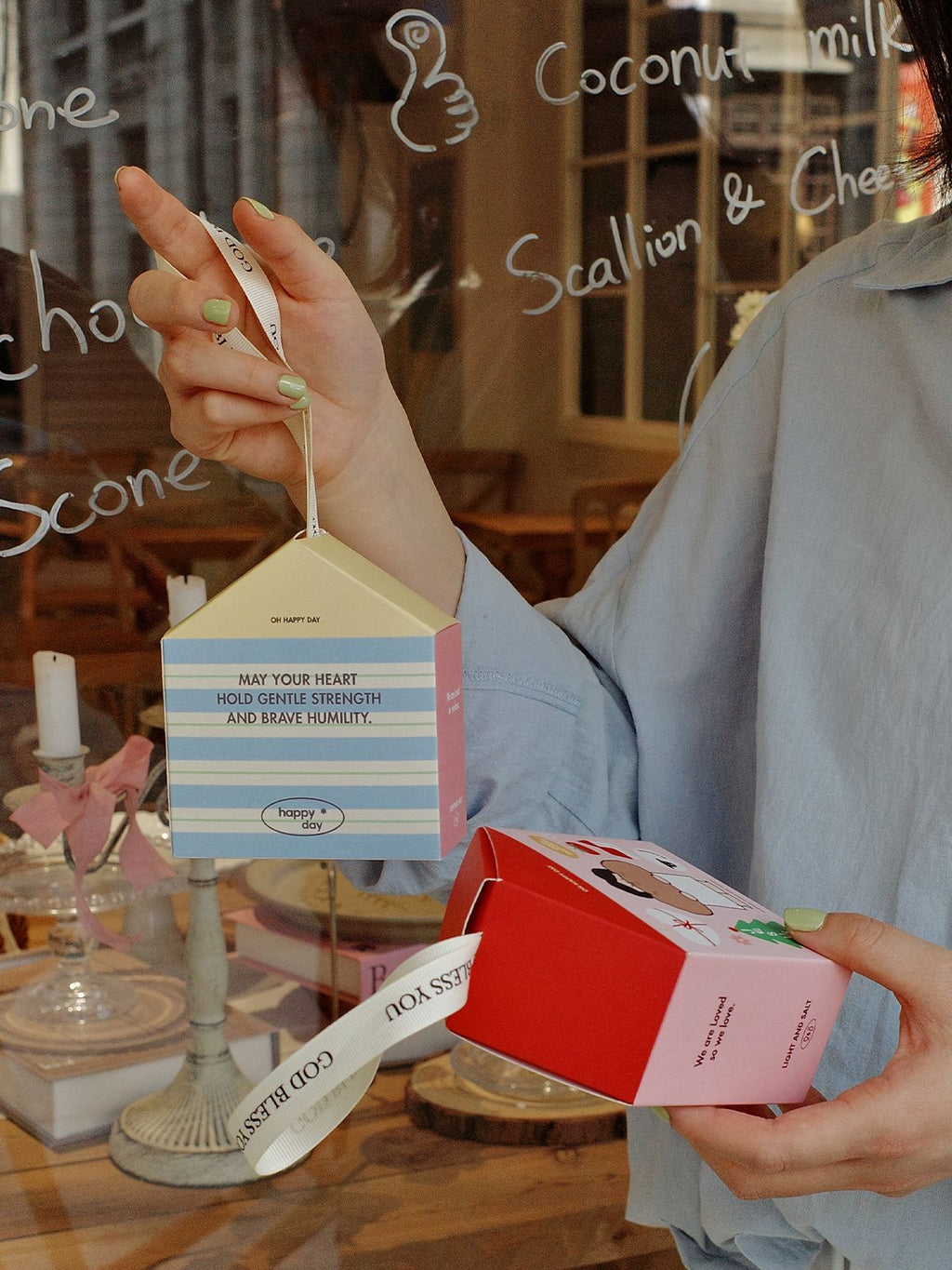 光盐生活馆原创设计送你一个小房子礼品纸盒包装盒节日氛围礼物