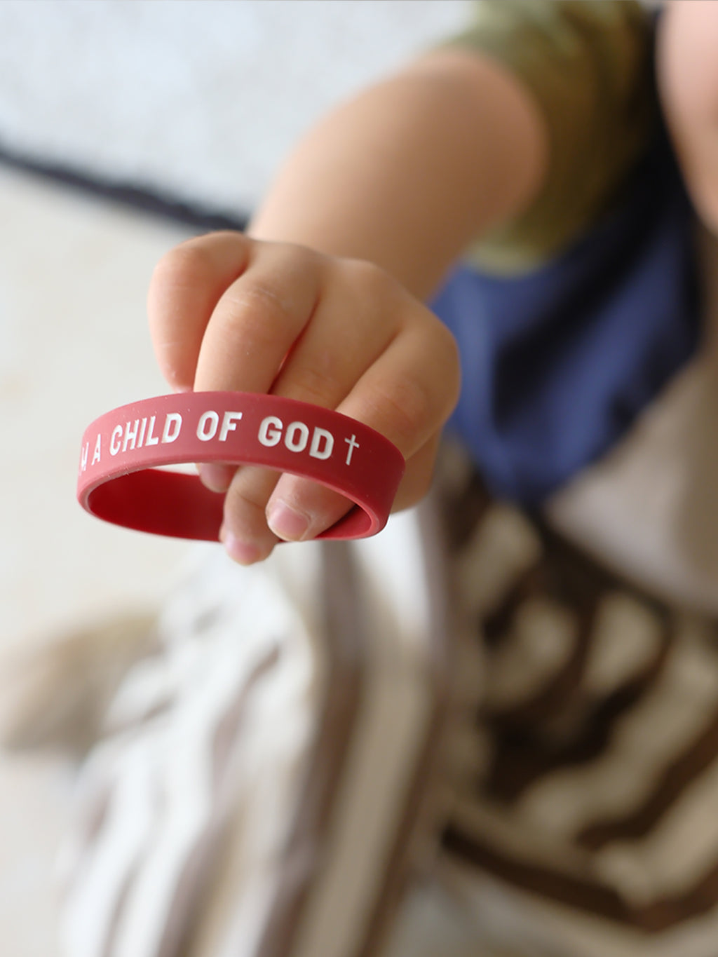 光盐生活馆原创硅胶手环儿童手环彩色美好的文字/上帝的孩子/耶稣爱我/阿们