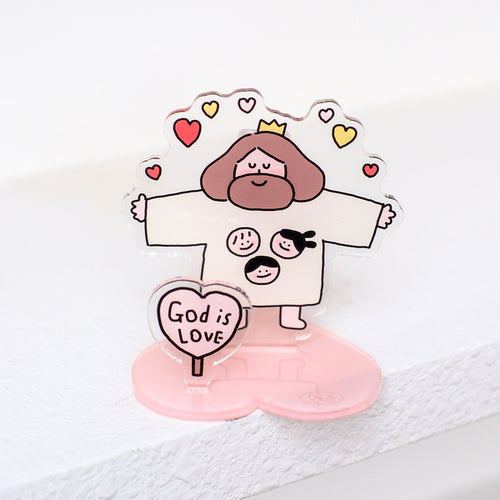 Cartoon Plaque Decoration: Warm Encouragement Original Acrylic Desktop Decoration Office Desk Decoration Can Clip Notes