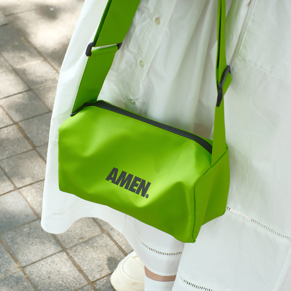 光盐生活馆运动彩色方方包字母单肩包防水布斜挎包/hallelujah/AMEN/All things new