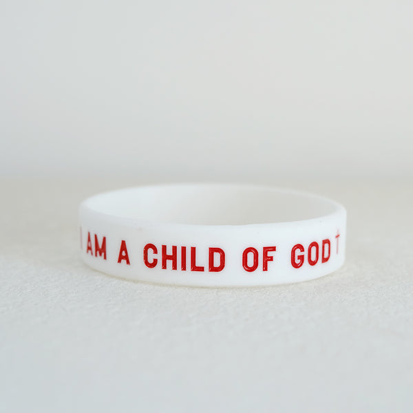 光盐生活馆原创硅胶手环儿童手环彩色美好的文字/上帝的孩子/耶稣爱我/阿们