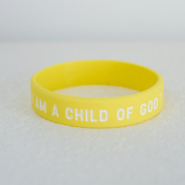 光盐生活馆原创硅胶手环儿童手环彩色美好的文字/上帝的孩子/耶稣爱我/阿们