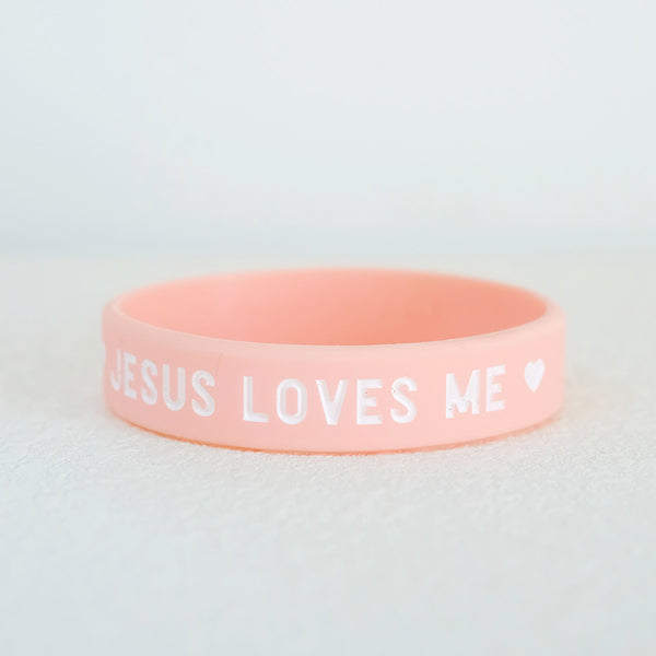 光盐生活馆原创硅胶手环儿童手环彩色美好的文字/上帝的孩子/耶稣爱我/阿们