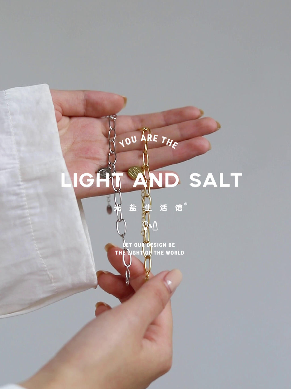 【手链】S925银饰简约手链   耶稣让一切变的更好