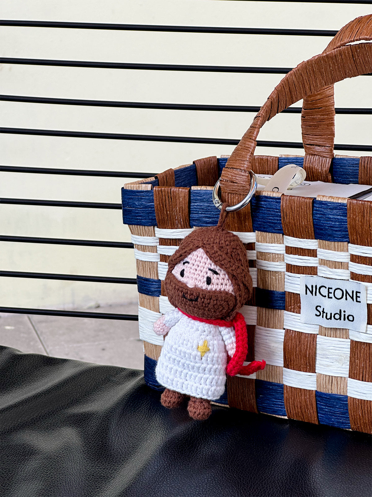 光盐生活馆稣稣家系列手工编织公仔挂件多用途装饰