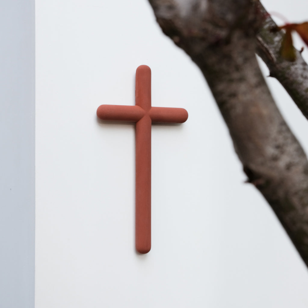 【水泥十字架挂件】「Good soil」好泥土十字架家具装饰挂件