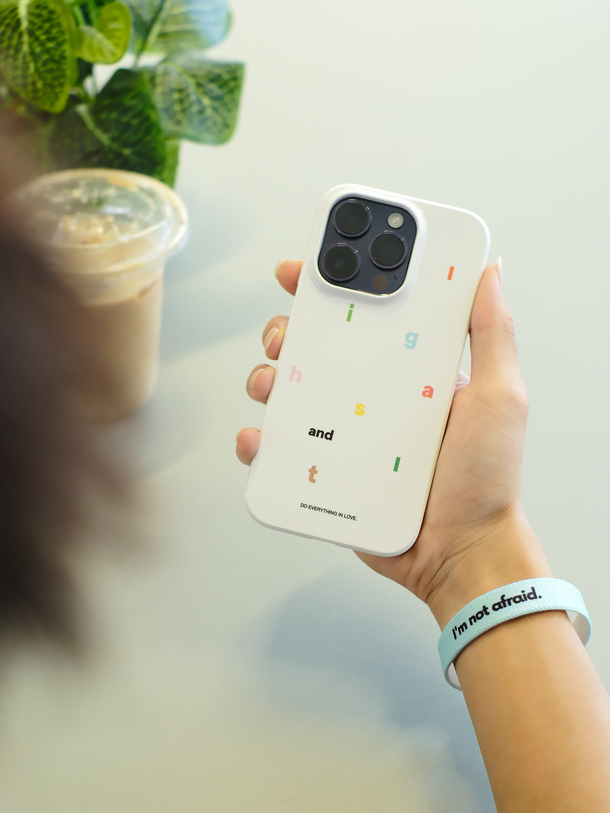 【一点点光】原创设计苹果系列韩国进口菲林手机壳光面半包硬壳简约设计美好文字