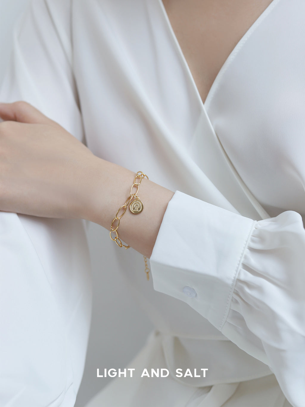 【手链】S925银饰简约手链   耶稣让一切变的更好