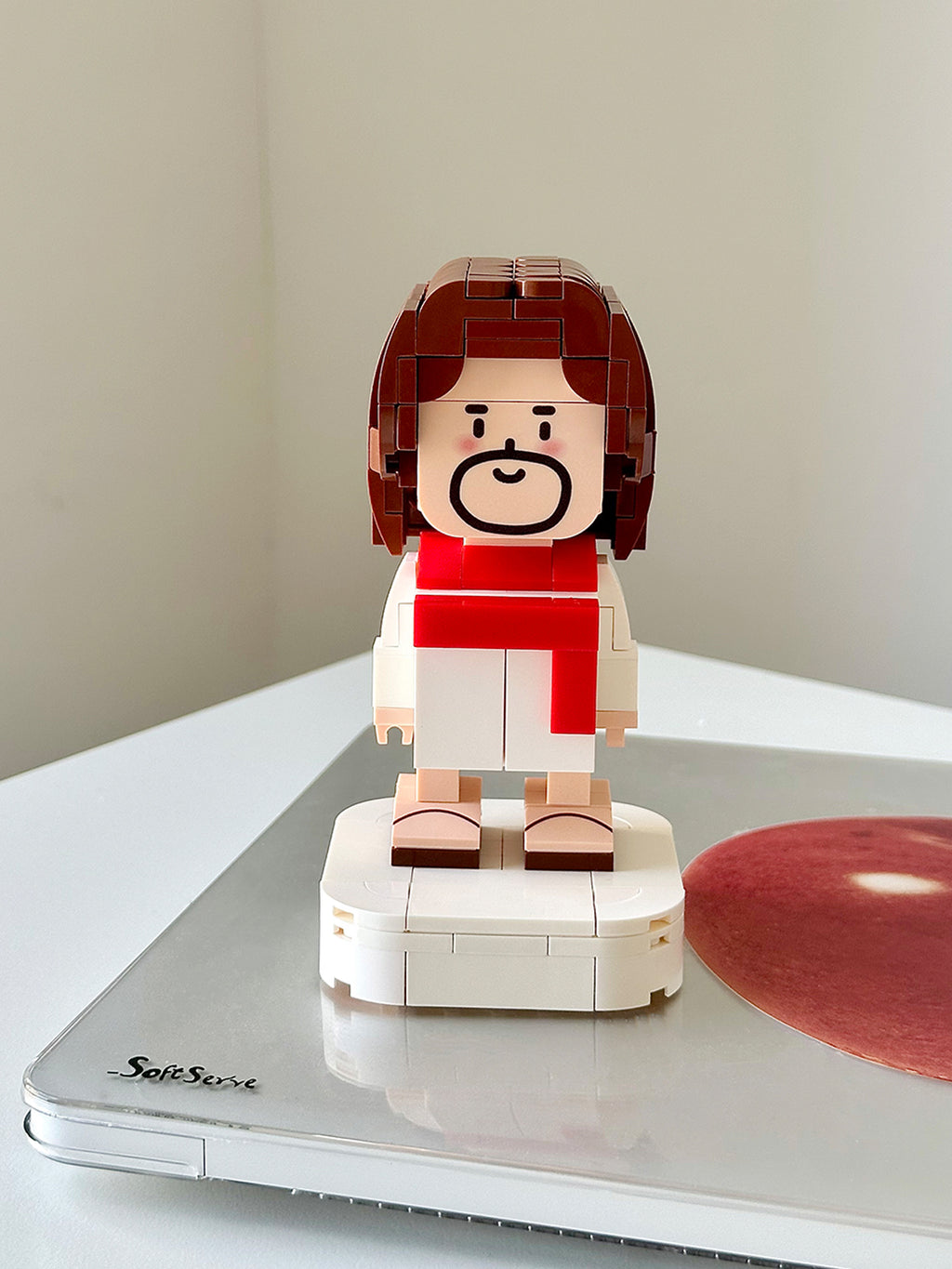 光盐生活馆原创设计稣稣仔系列立体造型积木解压互动玩具可爱摆件