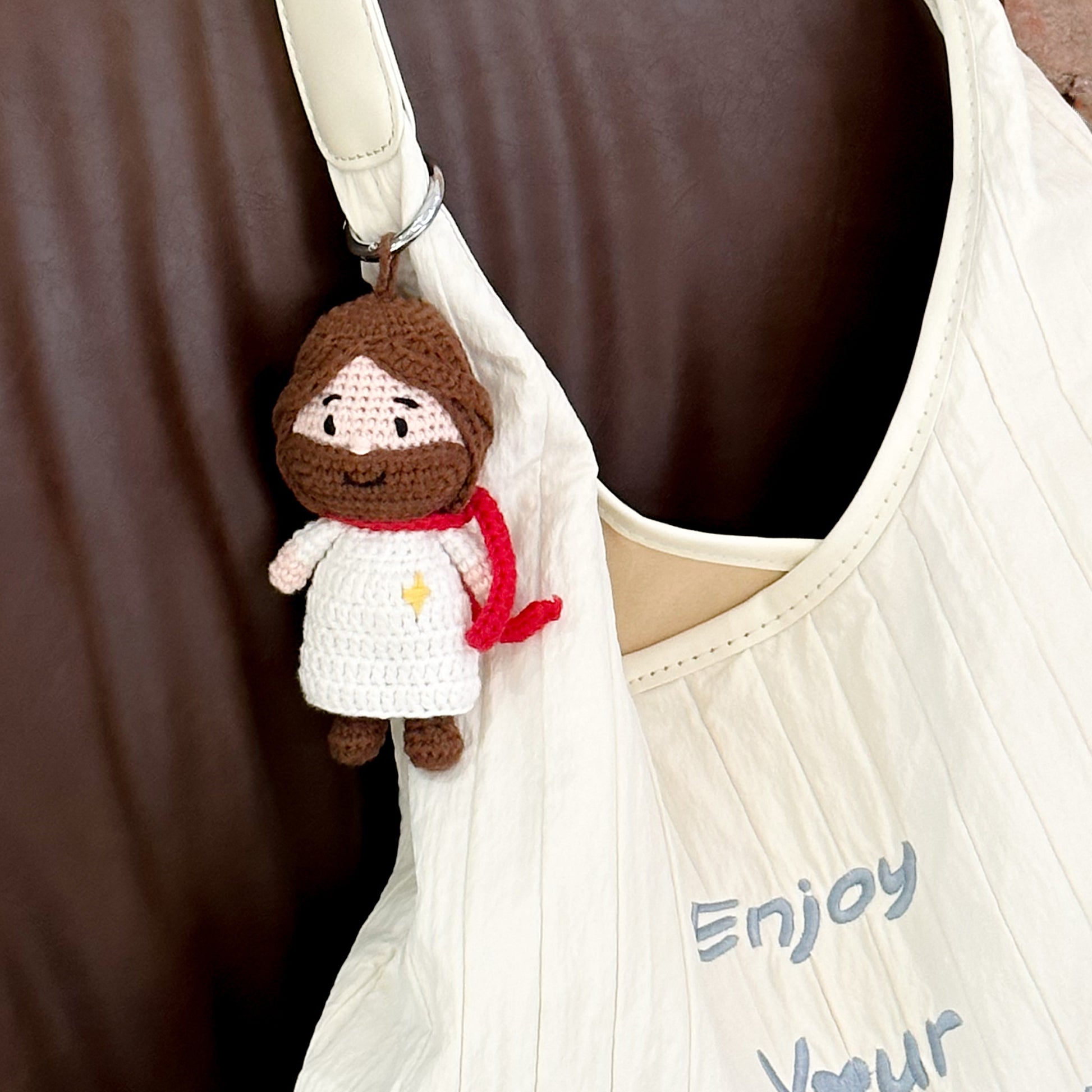 光盐生活馆稣稣家系列手工编织公仔挂件多用途装饰