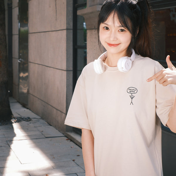 光盐生活馆x索罗娜黑科技T恤冰感速干防晒240GT恤/跟随 Follow Jesus