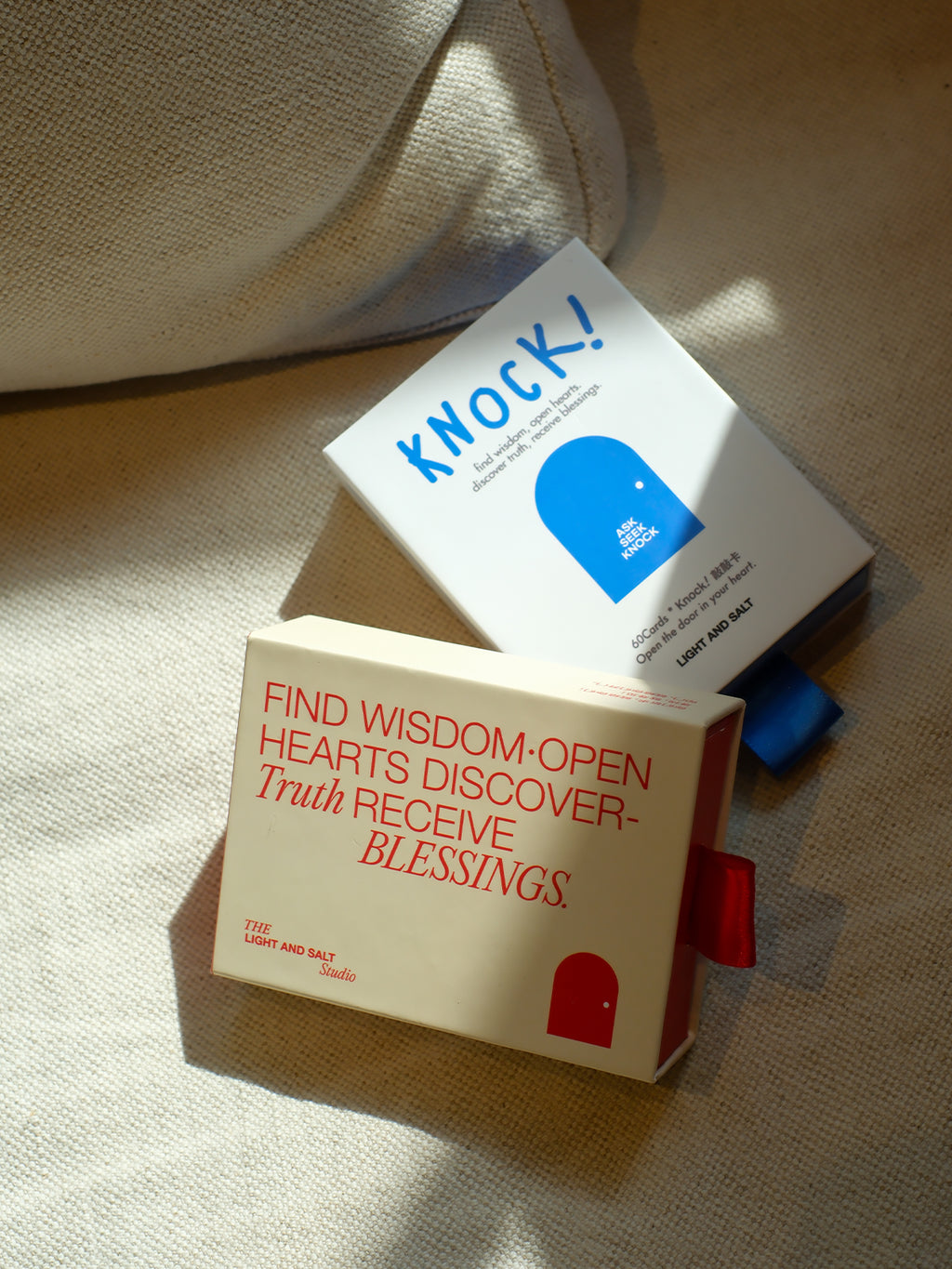 光盐生活馆桌游卡牌提问分享破冰探索信仰互动卡牌/敲敲卡 Knock！Knock！