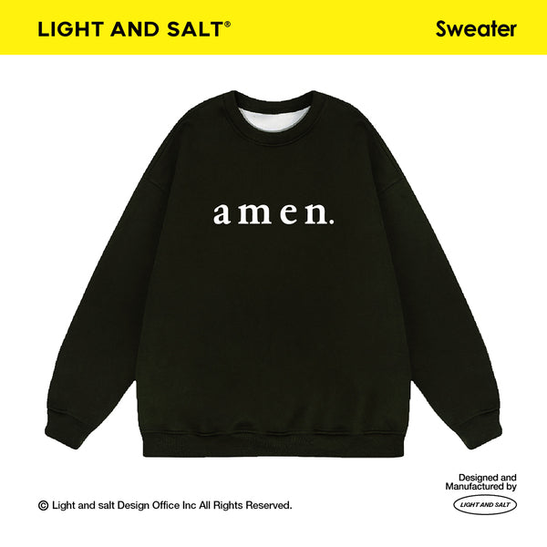 光盐生活馆秋冬新款重磅480g秋冬圆领双层卫衣休闲百搭宽松显瘦/阿们