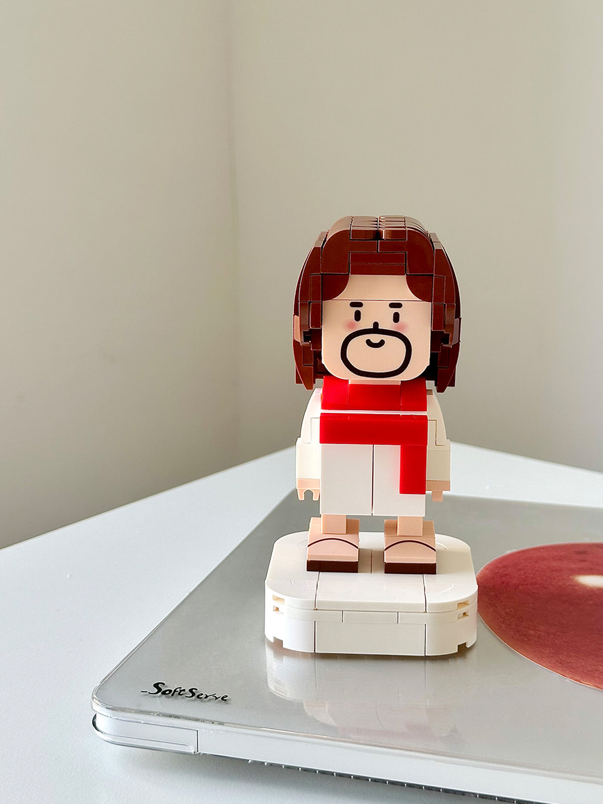 光盐生活馆原创设计稣稣仔系列立体造型积木解压互动玩具可爱摆件