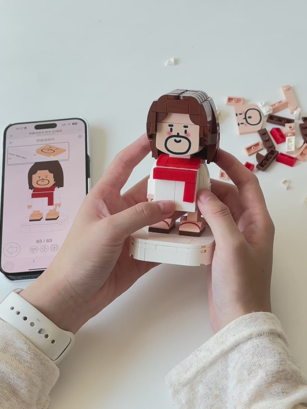 光盐生活馆原创设计稣稣仔系列立体造型积木解压互动玩具可爱摆件